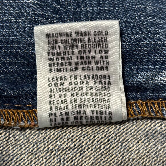 Polo Jeans Co Ralph Lauren Womens 14 Bootcut Denim Jeans Distressed Low Rise Y2K - Picture 10 of 14